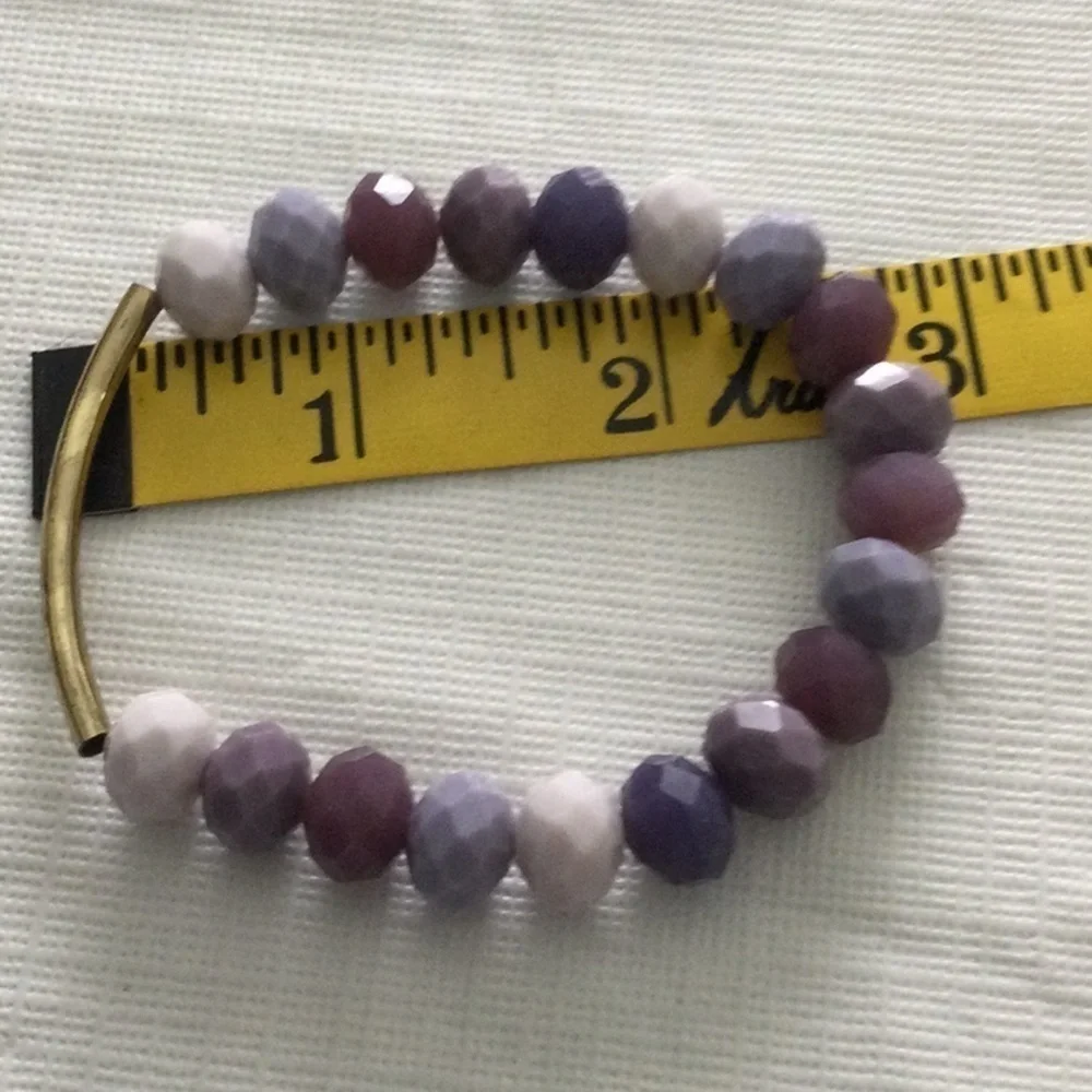 Woman’s Ann Taylor Loft Set of 4 Stretch Bracelets & one set of pierced Earrings